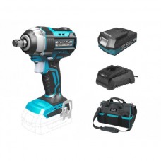 Dedra Set Masina de insurubat cu impact 280Nm prindere patrat 1/2 cu acumulator Li-Ion 18V 2.0Ah incarcator 60W si geanta de transport